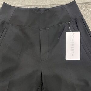 Athleta Black High-Waist Performance Trousers